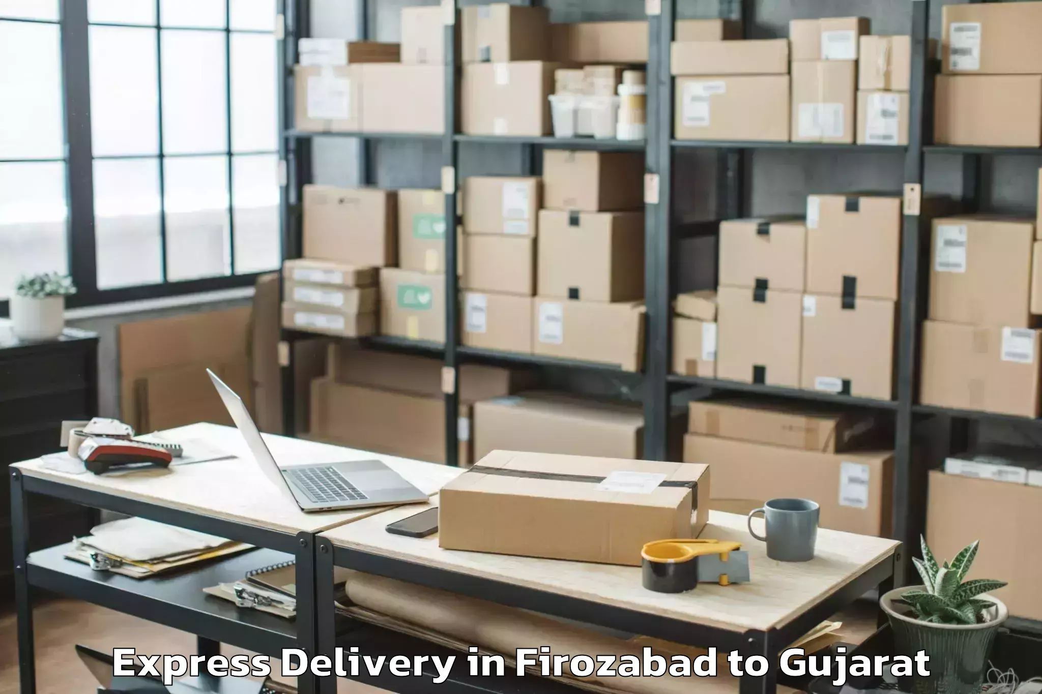 Reliable Firozabad to Badoda Express Delivery